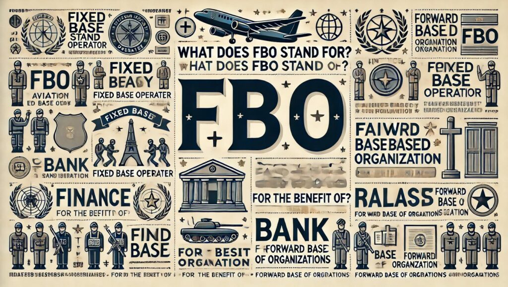 What does FBO stand for